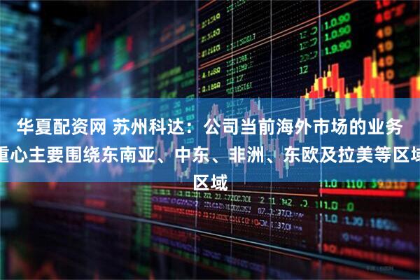 华夏配资网 苏州科达：公司当前海外市场的业务重心主要围绕东南亚、中东、非洲、东欧及拉美等区域